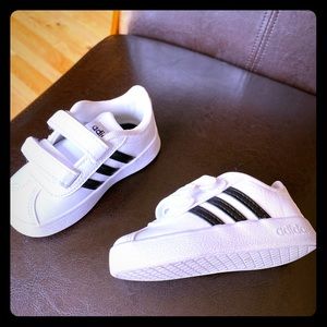 Plain White Toddler Adidas